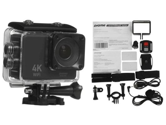 Экшн-камера Digma DiCam 850 черный